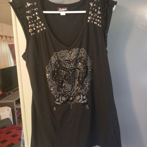 Embellished beaded top